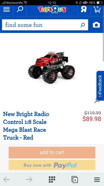 mega blast rc truck